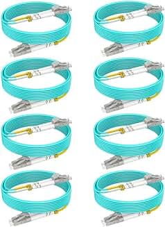 16ft Multimode Fiber Patch Cable, 8-Pack