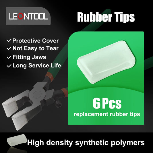 6-Pack Rubber Tips for Glass Breaking Pliers