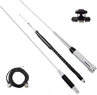 Quad Band Mobile Radio Antenna with 16.4ft Cable