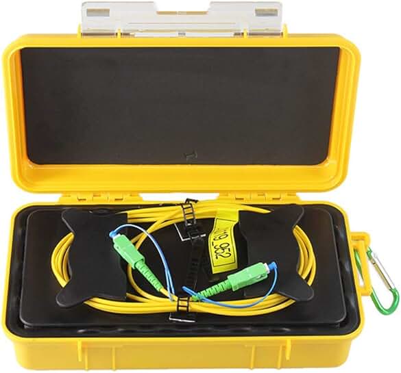 Fiber Optic OTDR Launch Cable Box, 1000m, Single Mode