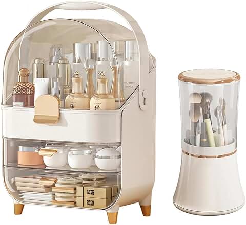 Clear Makeup and Skincare Organizer for Vanity
