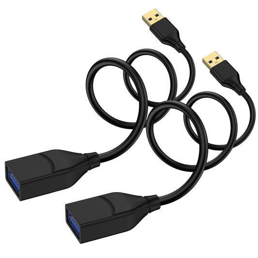 6-Foot USB 3.0 Extension Cables, 2-Pack