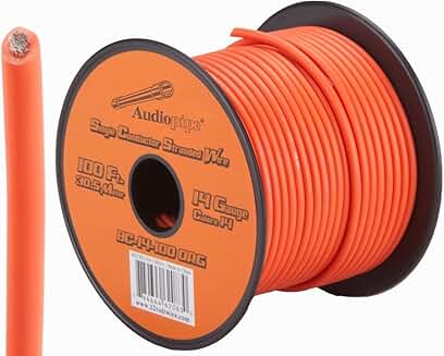 14 Gauge 100 Feet Remote Wire in Orange