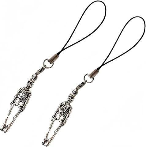 3D Skeleton Phone Lanyard for Keys and Earbuds