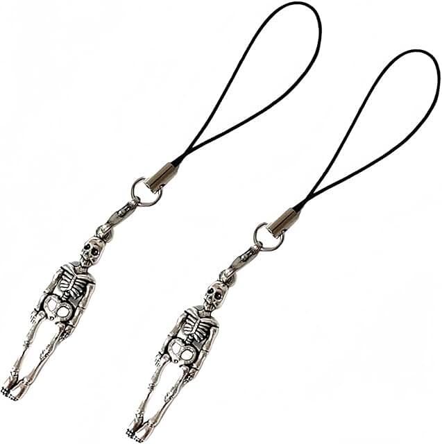 3D Skeleton Phone Lanyard for Keys and Earbuds