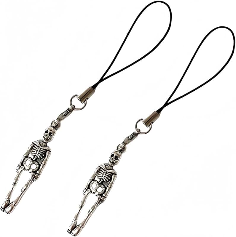 3D Skeleton Phone Lanyard for Keys and Earbuds