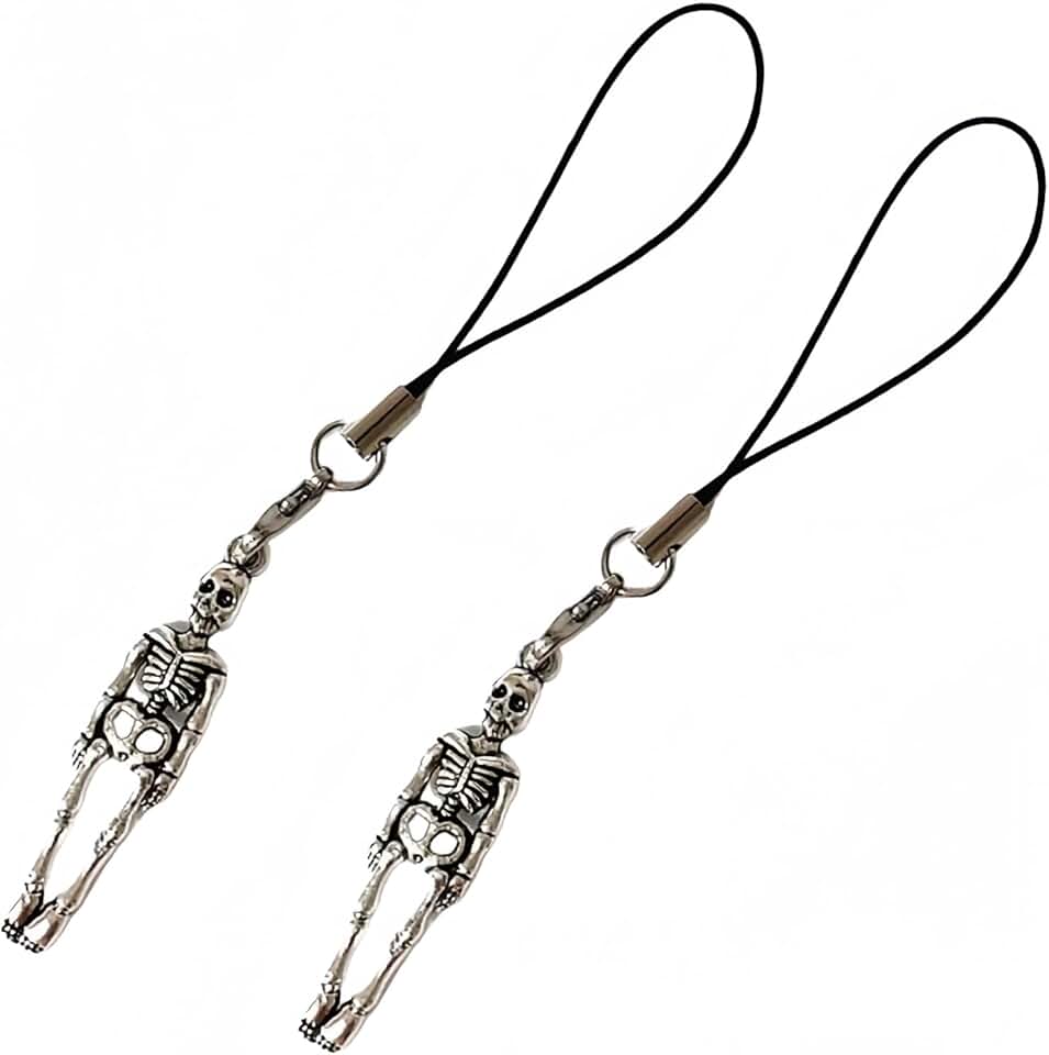 3D Skeleton Phone Lanyard for Keys and Earbuds