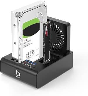 M.2 NVMe & SATA HDD Docking Station with Cloner