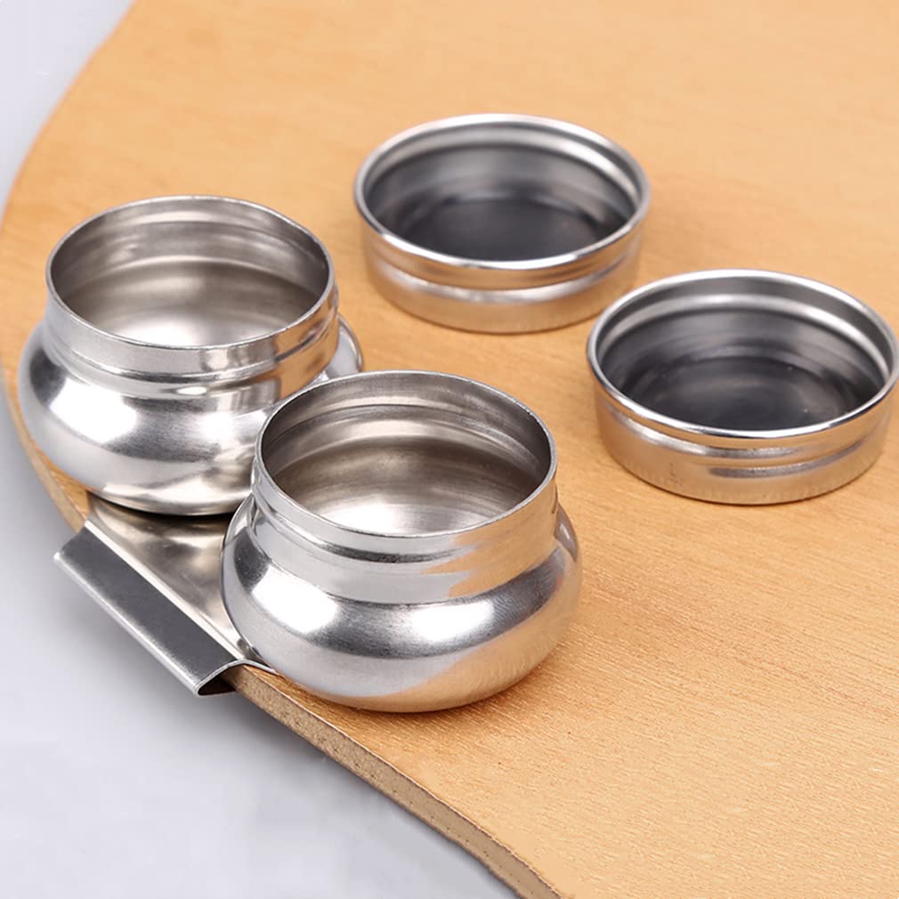 Stainless Steel Oil Painting Palette Cup 1PC