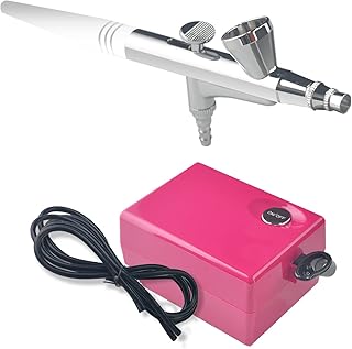 Adjustable Airbrush Kit with 0.4mm Needle for Makeup and Body Painting