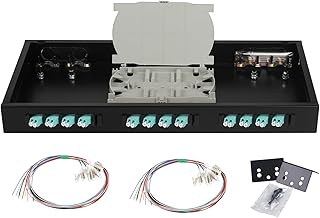 24-Port LC OM3 Rack Mount Enclosure with Pigtails