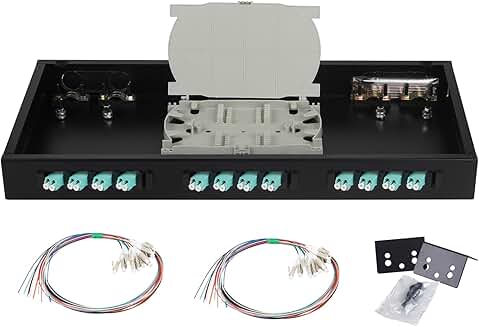 24-Port LC OM3 Rack Mount Enclosure with Pigtails