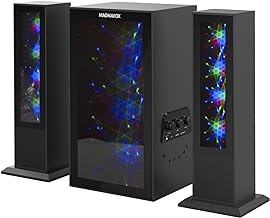 2.1 Home Entertainment System with Bluetooth and Color Lights