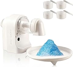 Rechargeable Portable Snow Cone Maker for Indoor and Outdoor Use