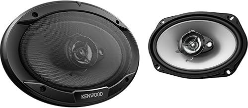 Elliptic 3-Way Speakers, 15 x 23 cm, Black