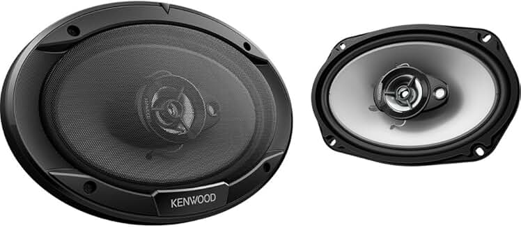 Elliptic 3-Way Speakers, 15 x 23 cm, Black