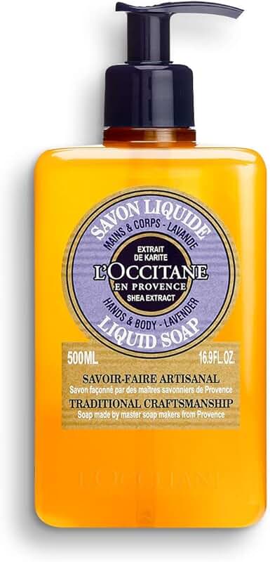Lavender Liquid Soap for Hands and Body, 16.9 fl oz