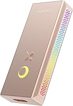 Portable headphone amplifier with DAC and RGB LED
