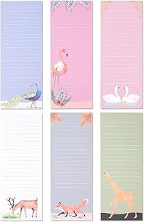Magnetic Notepad Set with Animal Designs, 3.5 x 9 Inches