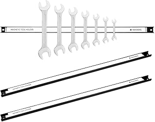 Set of 3 Heavy Duty Magnetic Tool Holders for Garage