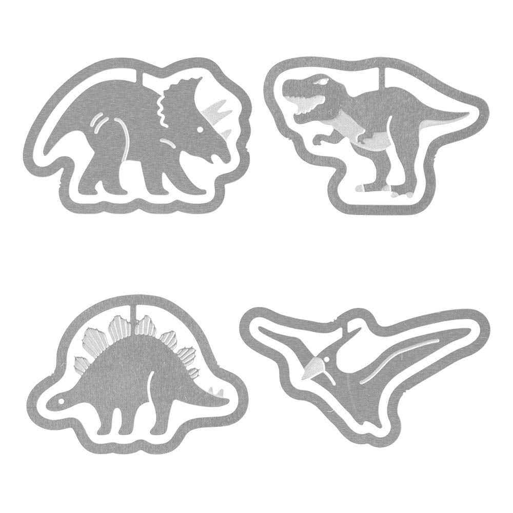 Etched Dinosaur Pattern Clip