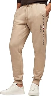 Men's Navy Jogger Pants with Pockets, Medium