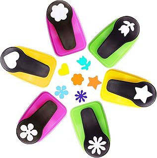 Flower and Heart Shape Paper Punch Set for Crafts