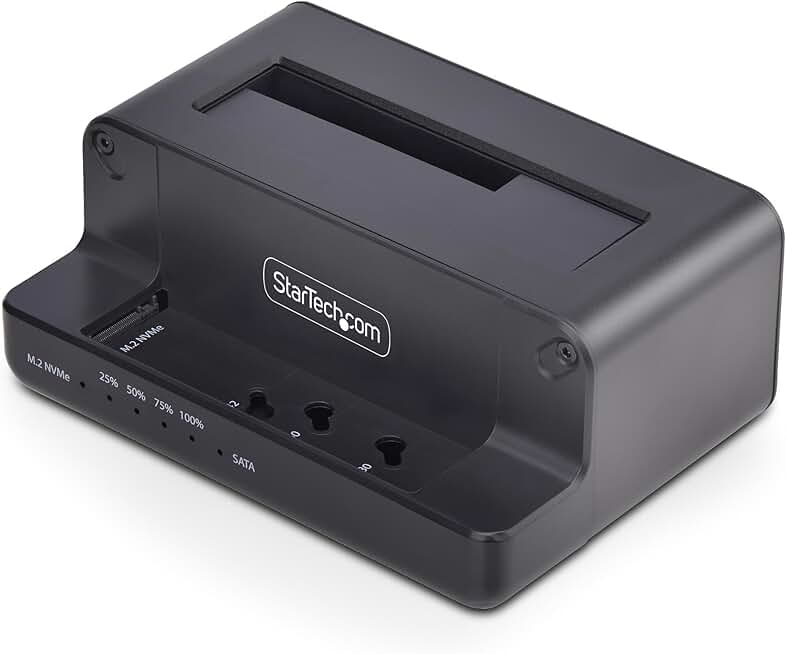 M.2 NVMe to SATA Drive Duplicator and Dock