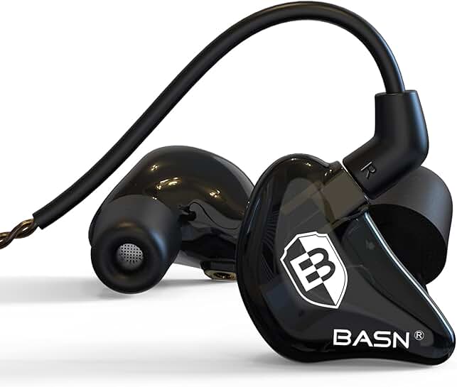 In-Ear Monitor Headphones for Musicians with Detachable Cables