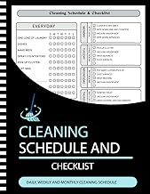 Household Cleaning Schedule and Checklist Planner