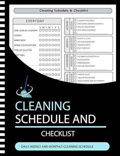 Household Cleaning Schedule and Checklist Planner