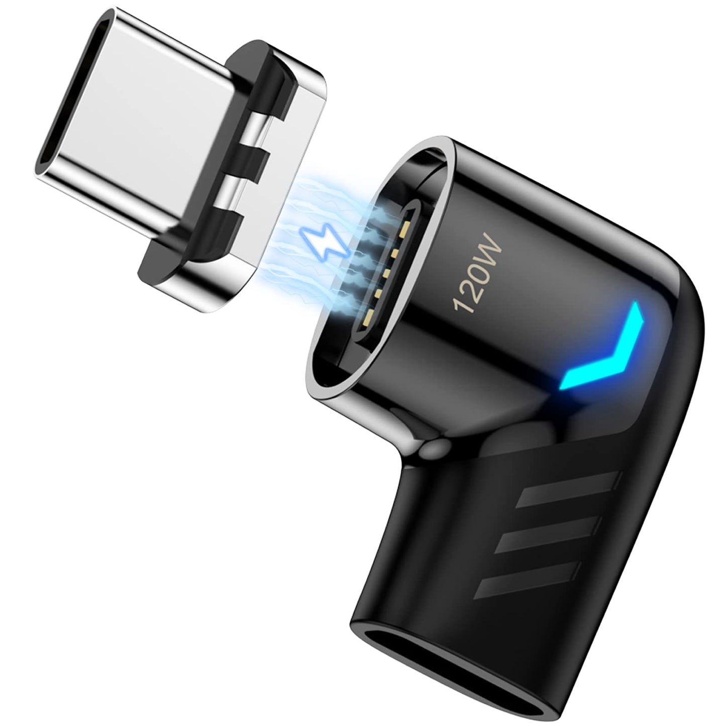 Magnetic USB C Adapter with Fast Charging and Data Transfer