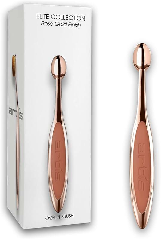 Oval Makeup Brush in Rose Gold