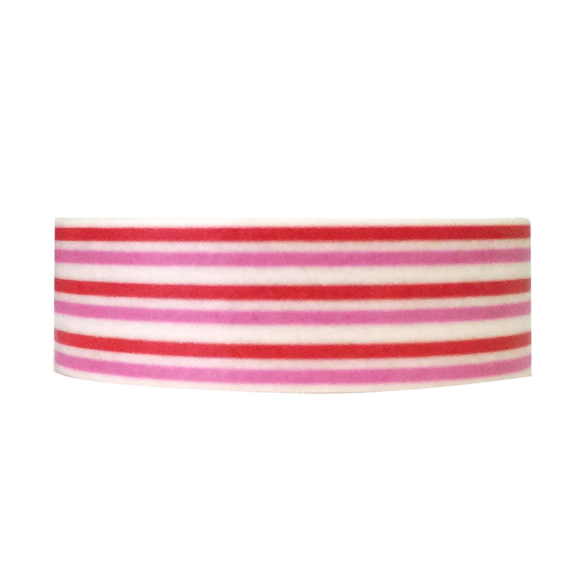 Colorful Red and Pink Stripe Washi Tape