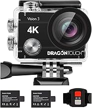 4K Waterproof Action Camera with Remote and Wide Angle