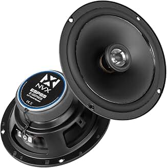 6.5" 2-Way Car Speakers, 360W Peak, Easy Install (Pair)
