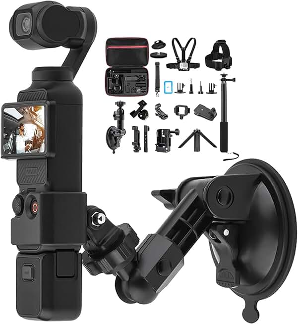 Pocket 3 Suction Cup Mount and Accessories Kit