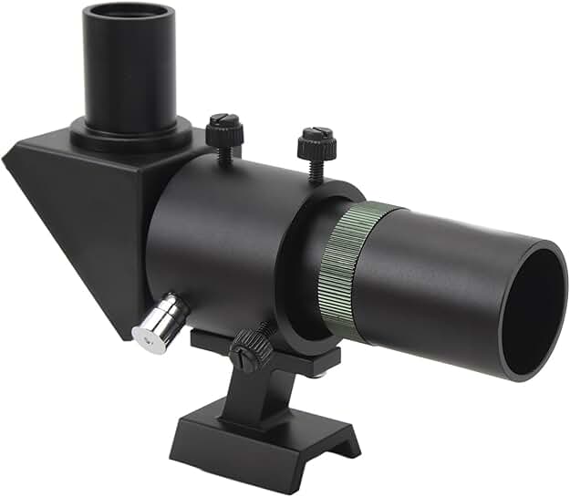 6x30 Finderscope for Telescope with Right Angle View and Crosshair
