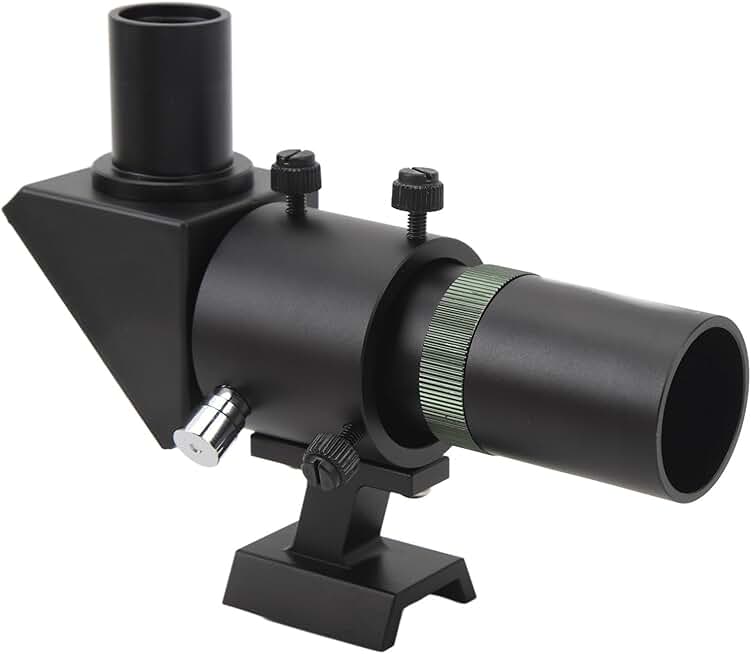 6x30 Finderscope for Telescope with Right Angle View and Crosshair