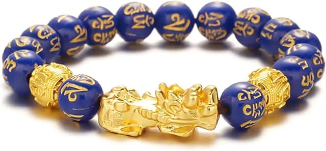 Obsidian Pi Xiu Bracelet for Wealth and Luck