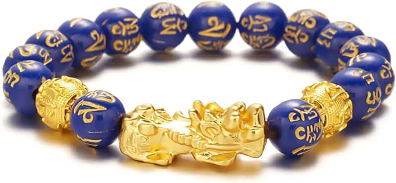 Obsidian Pi Xiu Bracelet for Wealth and Luck
