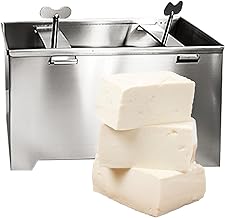 Manual stainless steel soy press mold with drain hole