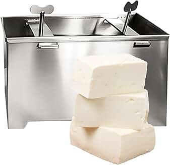 Manual stainless steel soy press mold with drain hole