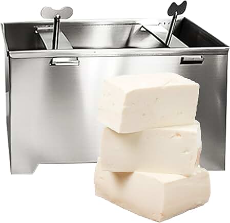 Manual stainless steel soy press mold with drain hole