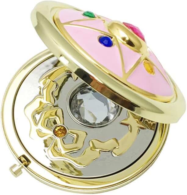 Small foldable anime mirror for women and girls