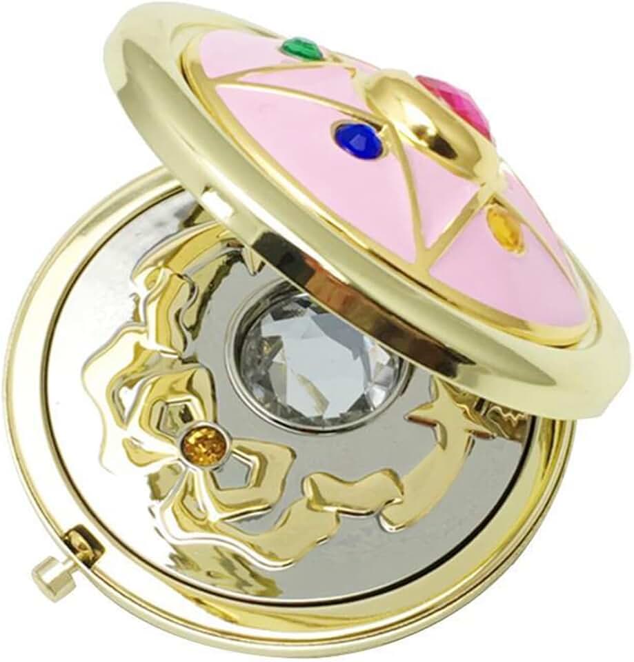 Small foldable anime mirror for women and girls