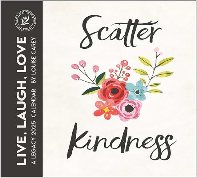 Live Laugh Love 13x12 Hanging Wall Calendar