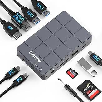 USB C Docking Station with M.2 Enclosure and Ethernet