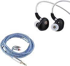 7HZ G1 In-Ear Monitor with 10mm DLC Driver and Silver Cable