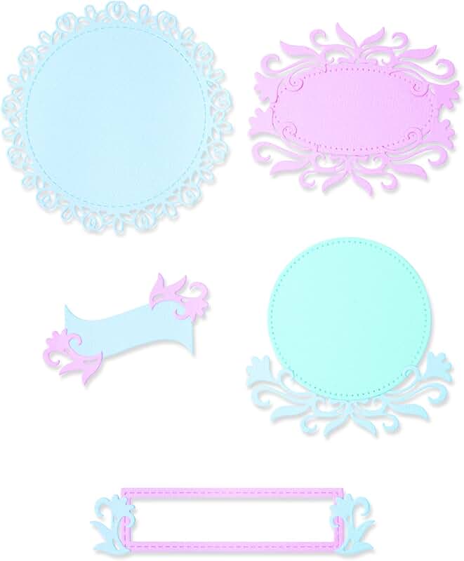 8-Piece Flourish Frames Die Set